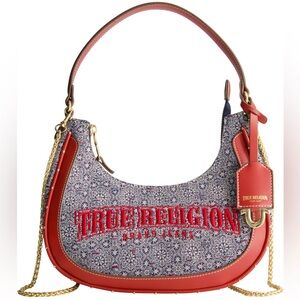 True Religion denim hobo bag